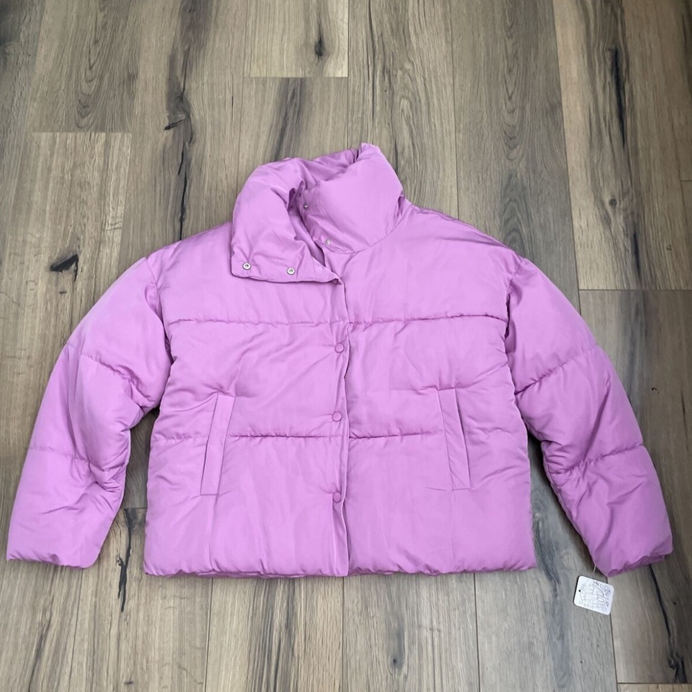 Free people puffer jacket 🩷, size M, valley girl worn 1X - Picture 3 of 4